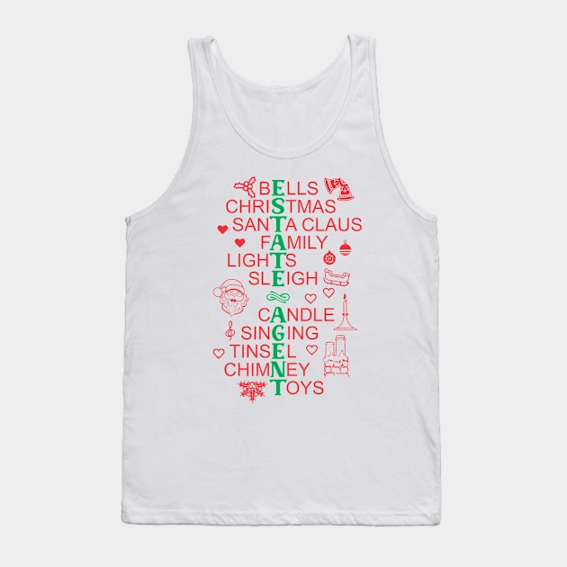 Estate Agent Christmas 3 - Xmas Gift Tank Top by Vector-Artist